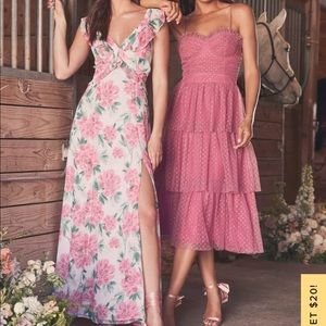 Lulu Pink flower Dress